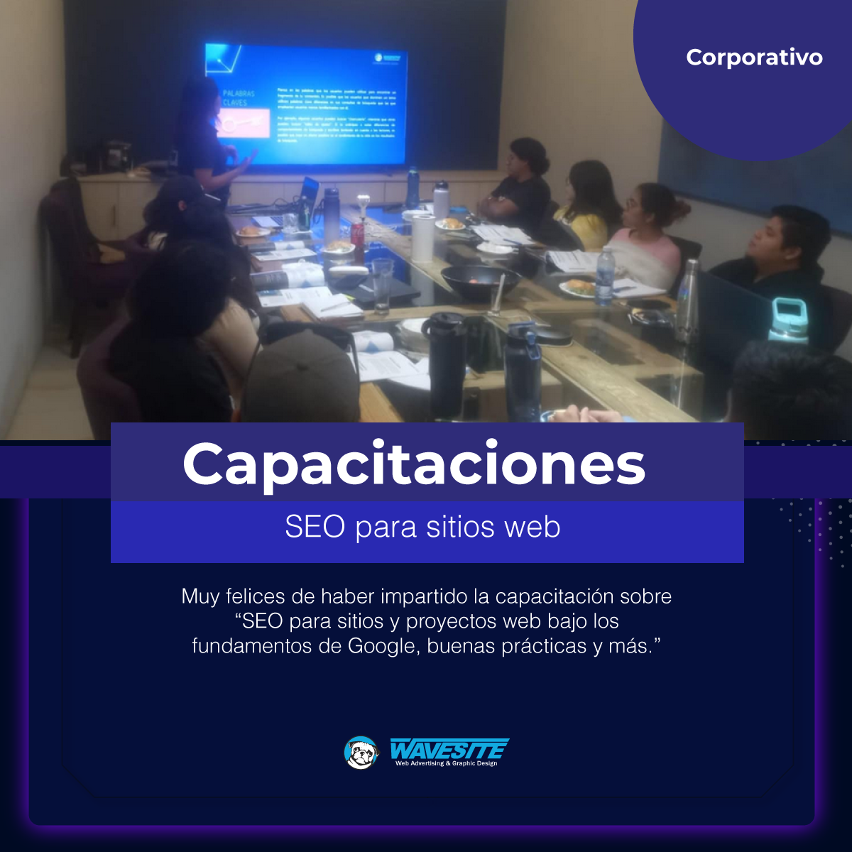 Wavesite capacitaciones web en El Salvador, capacitaciones en SEO, SEO GOOGLE en El Salvador