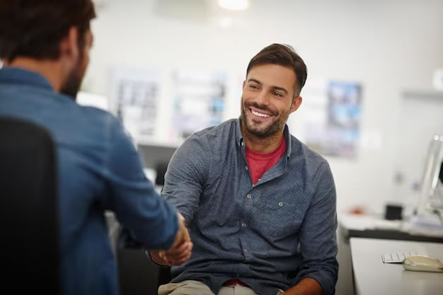 cliente satisfecho con los servicios Wavesite